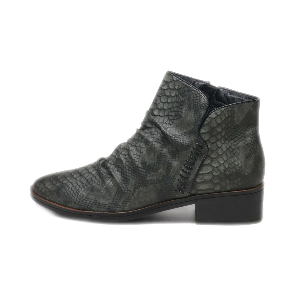 Baretraps Ankle Boots Leather Green Colour For Women